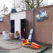 Het opslaghok opruimen